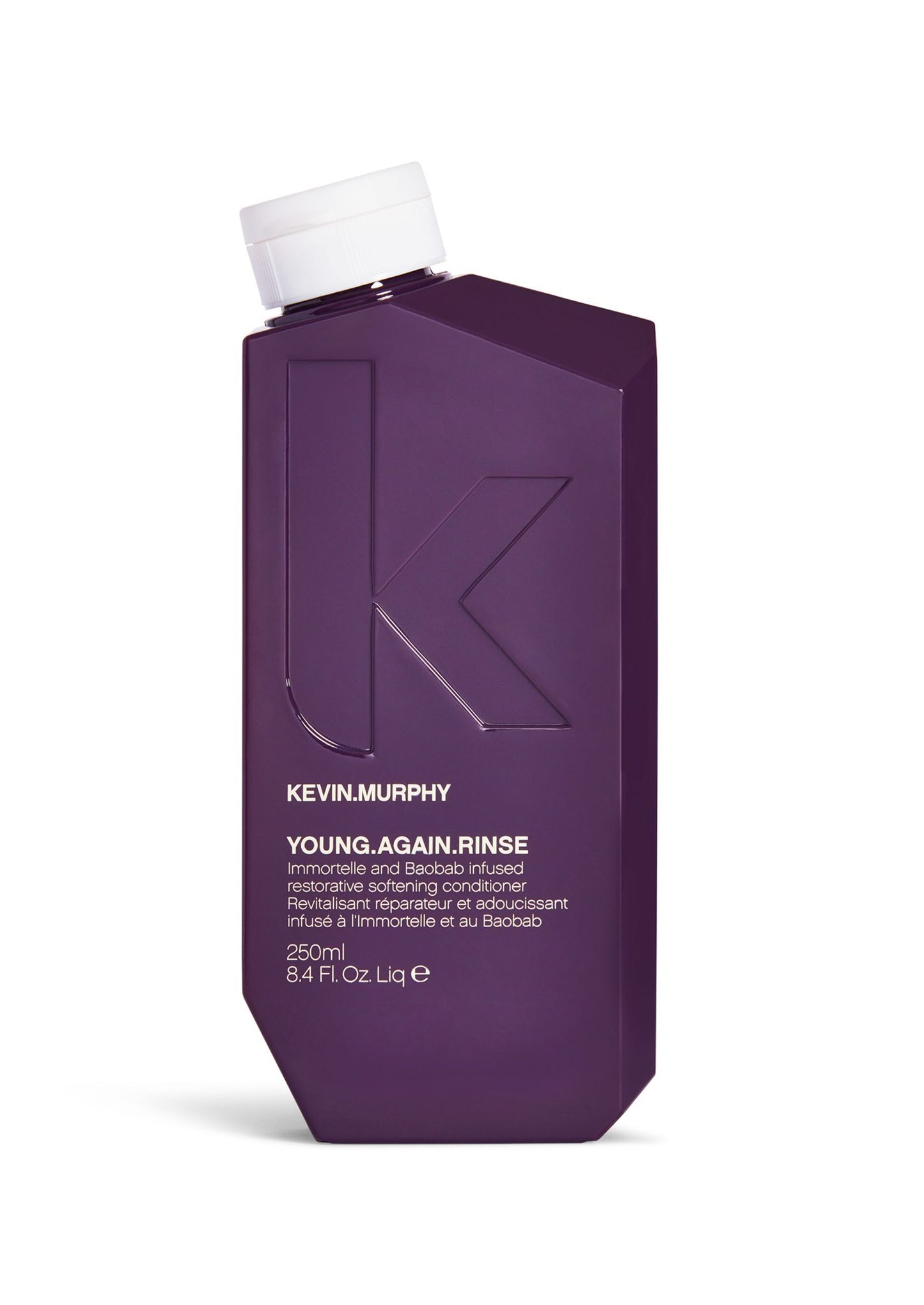 KEVIN.MURPHY „YOUNG.AGAIN.RINSE“ – atkuriamasis, intensyviai minkštinantis kondicionierius
250ml