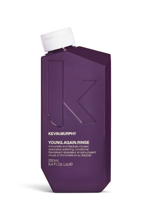 KEVIN.MURPHY „YOUNG.AGAIN.RINSE“ – atkuriamasis, intensyviai minkštinantis kondicionierius
250ml