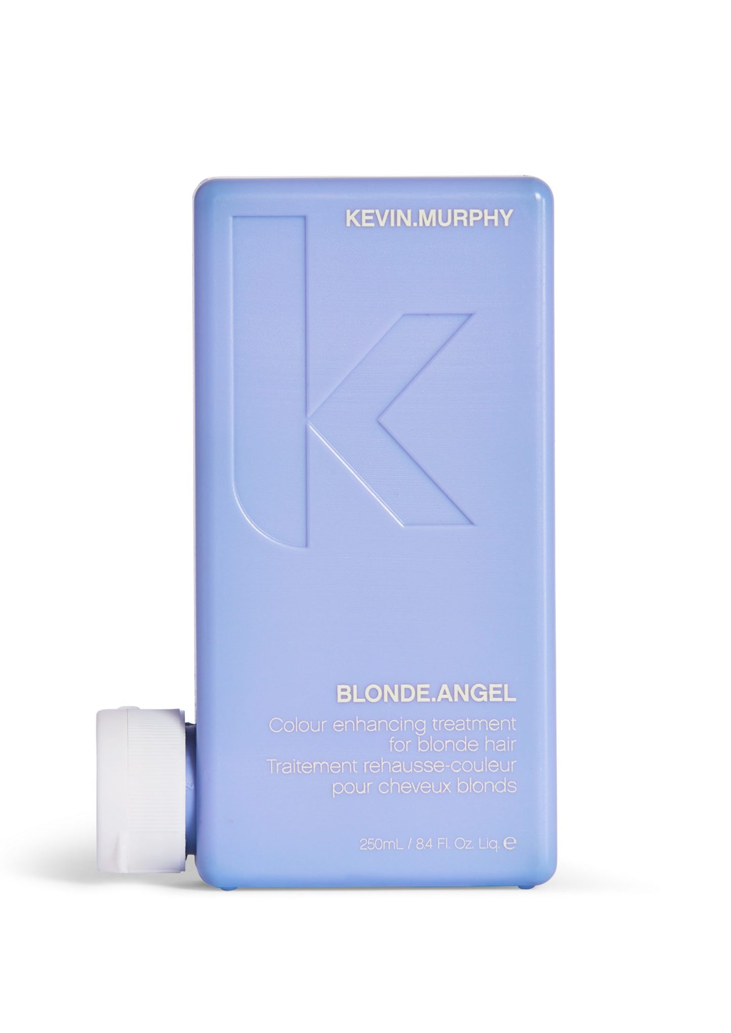 KEVIN.MURPHY „BLONDE.ANGEL“ – geltonumą neutralizuojantis kondicionierius
blonde.angel 250ml