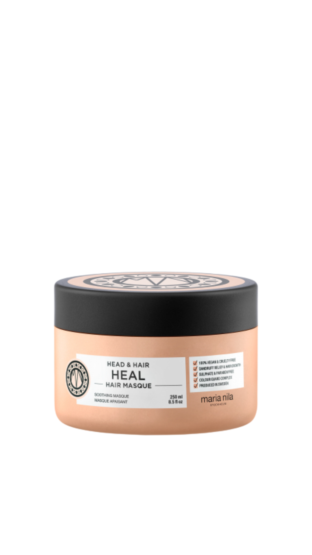 MARIA NILA HEAD & HAIR HEAL maitinanti galvos odos ir plaukų kaukė, 250ml