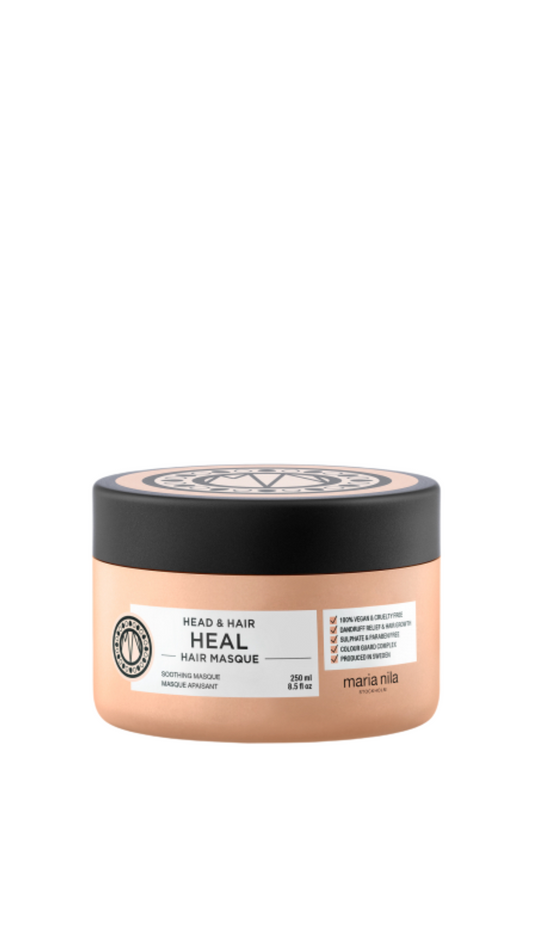 MARIA NILA HEAD & HAIR HEAL maitinanti galvos odos ir plaukų kaukė, 250ml