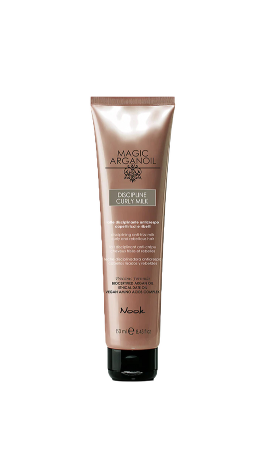 NOOK MAGIC ARGANOIL DISCIPLINE CURLY MILK PIENELIS GARBANOTIEMS PLAUKAMS