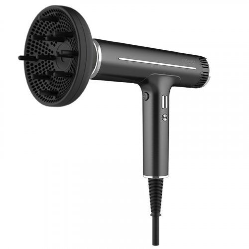 Plaukų džiovintuvas Osom Professional Hair Dryer OSOMDF06HDGREY, ilgaamžis BLDC variklis su jonais, 1800 W