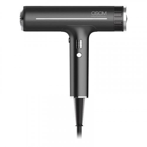 Plaukų džiovintuvas Osom Professional Hair Dryer OSOMDF06HDGREY, ilgaamžis BLDC variklis su jonais, 1800 W